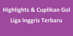 Cuplikan Gol Liga Inggris