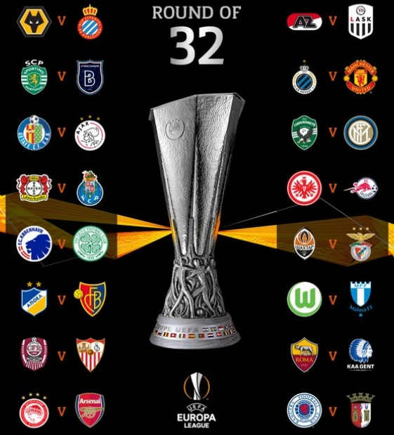 Hasil Drawing Liga Europa Babak 32 Besar | Mediabola.net