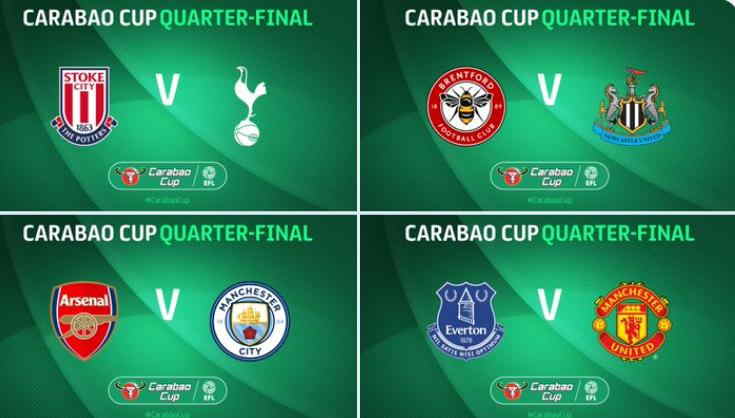 carabao cup quarter-final draw details date time how to watch and more givemesport on carabao cup draw last 8
