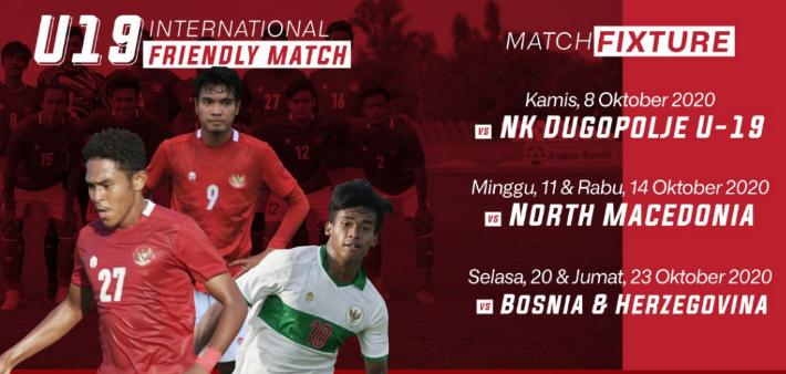 Jadwal Siaran Langsung Timnas U19 Live NET TV dan Mola TV (Uji Coba Oktober 2020) jadwal timnas U19