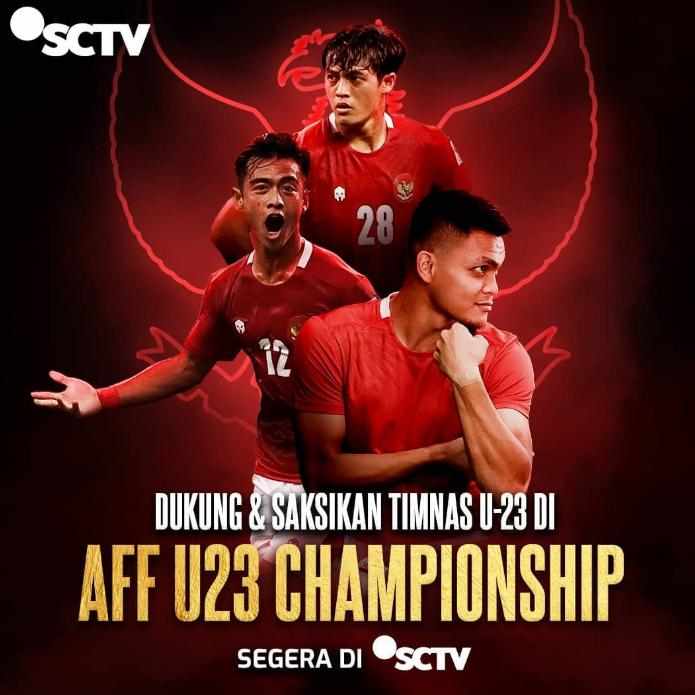 Piala AFF U23 2022 akan di Siarkan di SCTV