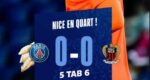 Hasil PSG vs Nice Skor Akhir 5-6 (Penalti) 16 Besar Coupe de France