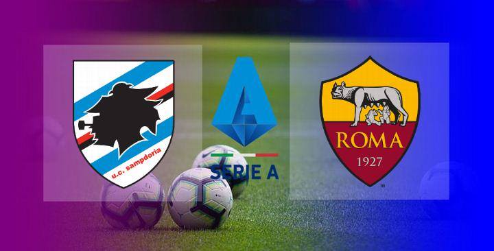 Hasil Sampdoria vs AS Roma