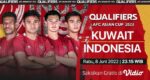Link Live Streaming AFC Asian Cup 2023 Kualifikasi: Kuwait vs Indonesia di Vidio