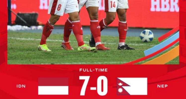 Bantai Nepal 7-0, Timnas Indonesia Lolos ke Piala Asia 2023