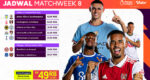 Jadwal Live Streaming Liga Inggris Matchweek 8