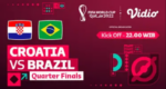 Live Streaming World Cup 2022 Quaterfinal Brasil Vs Kroasia