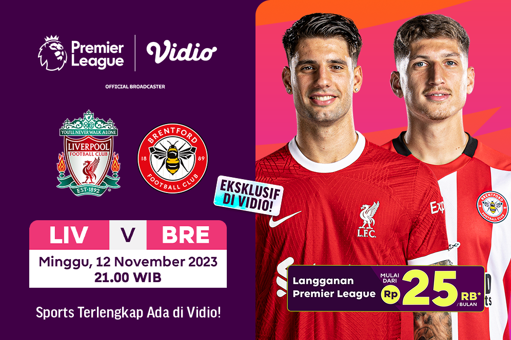 Live Streaming Liga Inggris: Liverpool Vs Brentford